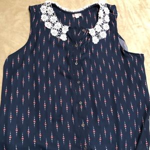 Her Universe Captain America sheer blouse